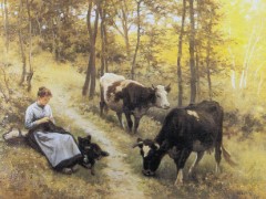 Édouard Debat-Ponsan_1847-1913_Drover with Cattle.jpg